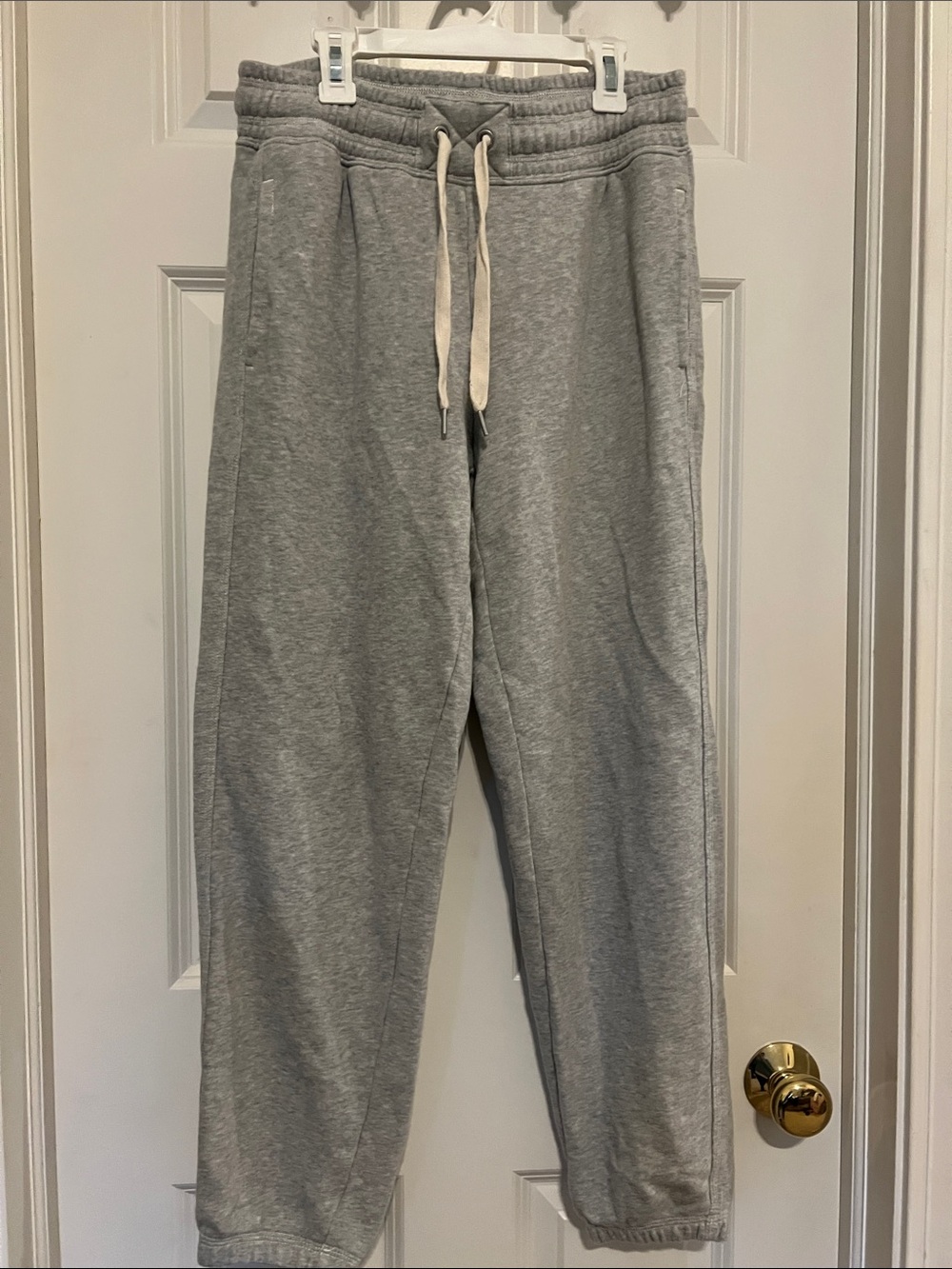 aerie Heather Gray Drawstring Joggers